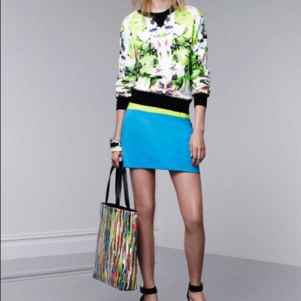 Prabal Gurung Colorful Skirt Size 6